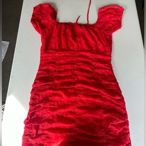 Red Lulu’s mini dress!